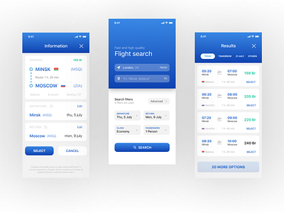 Flight Search Application Concept