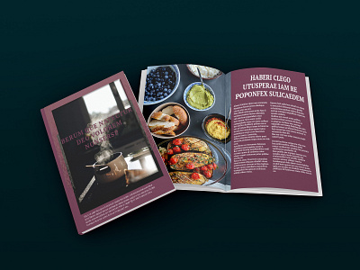 COOK BOOK adobe indesign book design cookbook design ebook design graphic design illustration magazine magazine design typography