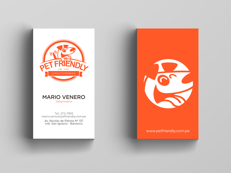 Petfriendly veterinary brand logo