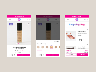 BH Cosmetics | eCommerce Experience