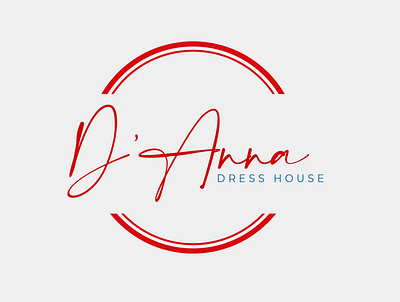 Logo D'Anna Dress House graphic design logo logo danna dress house logo inspiration