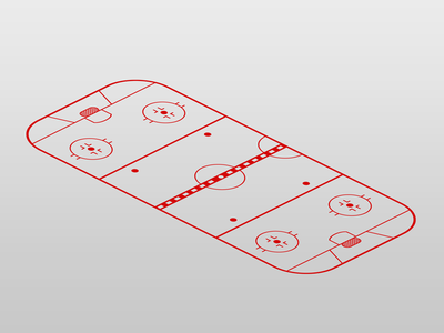 Isometric Hockey rink