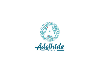 Adelhide Pastry a adelhide cake letter logo logotype monogram pastry typo