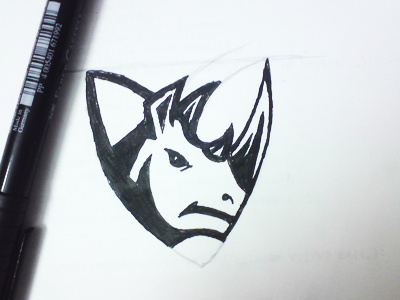 Rhino 1ta drawing hossein yektapour logo rhino security