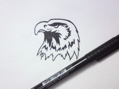 Eagle 1ta drawing eagle hossein yektapour logo mark