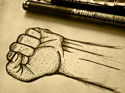 Hand 1ta drawing hand hossein yektapour illustrator