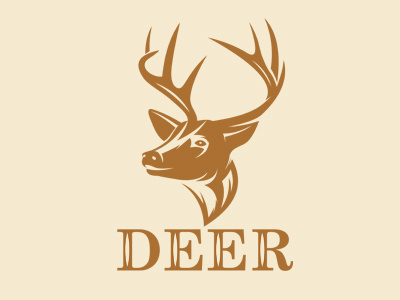 Deer 1ta aahhuu brand deer hossein yektapour logo mark