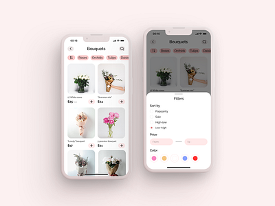 DailyUI Challenge 016 > Pop-Up / Overlay 016 app branding challenge dailyui dailyui 016 design e commerce e shop flowers illustration ui