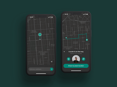 DailyUI Challenge 020 > Location Tracker