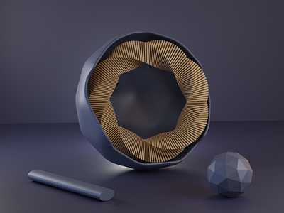 Abstract 3D scene