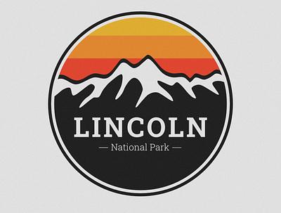 Lincoln National Park affinity affinitydesigner dailylogochallange design illustration logo