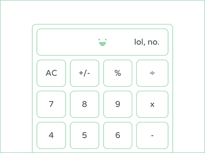 Daily UI - 004 - Calculator