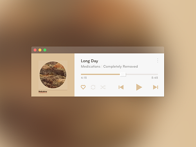 Daily UI - 009 - Music Player