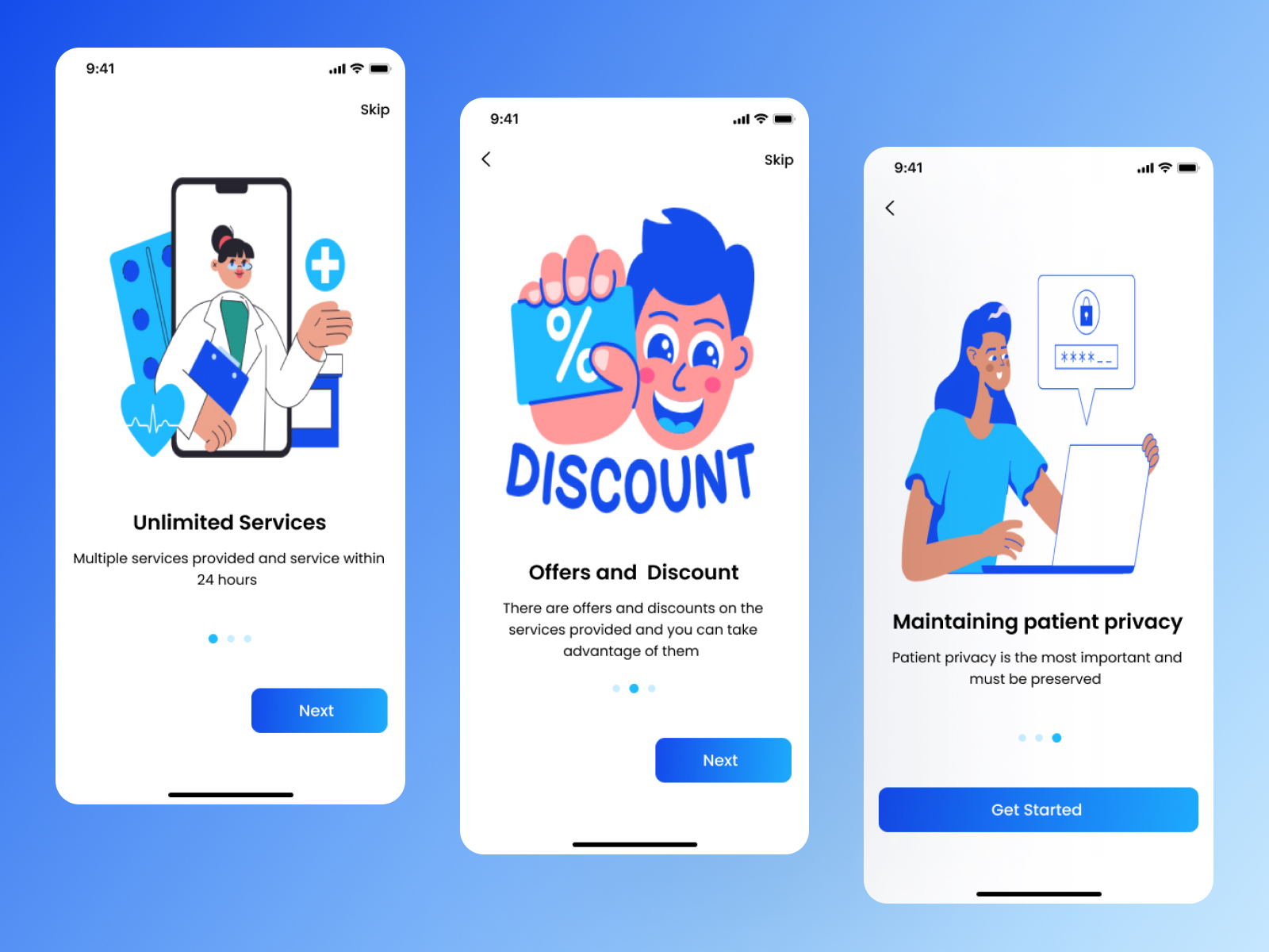 Home Care App On Boarding By Mohammed Alhajjar On Dribbble