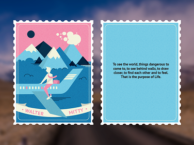 Walter Mitty Stamp