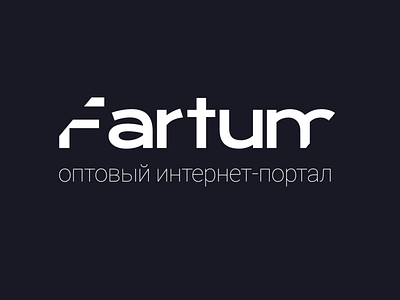 Fartum - logo for Ukrainian brand app branding design graphic design illustration logo typography ui ux vector