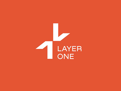 Layer One branding design logo typography vector
