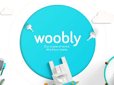 WOOBLY app branding design graphic design illustration logo minimal typography ui ux web