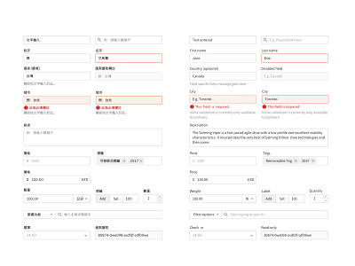 Form UI status desgin