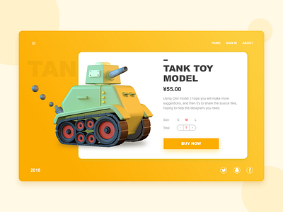 C4D tank model -c4d source file sharing c4d interface poster ps sketch vision