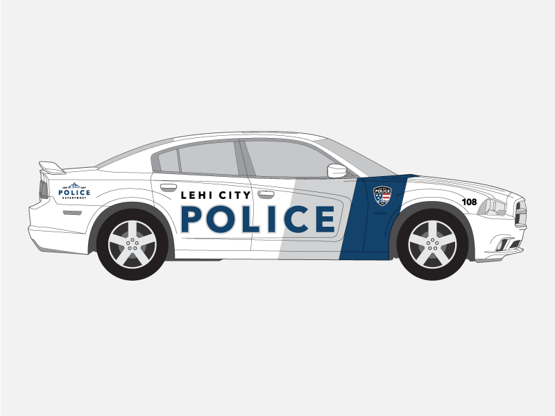 Lehi City Police Car