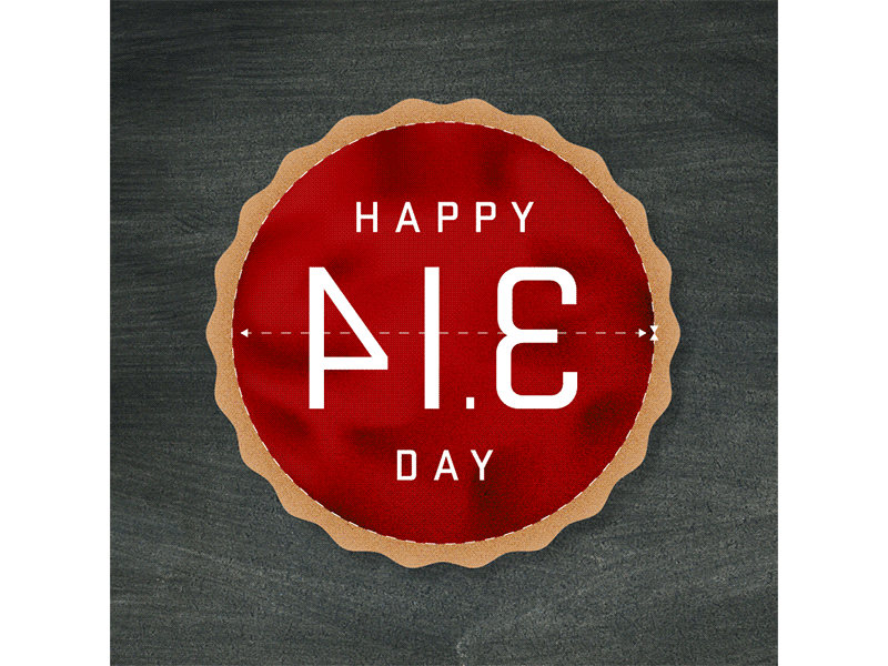 Happy Pi Day 3.14 after effects mograph motion graphics pi pie