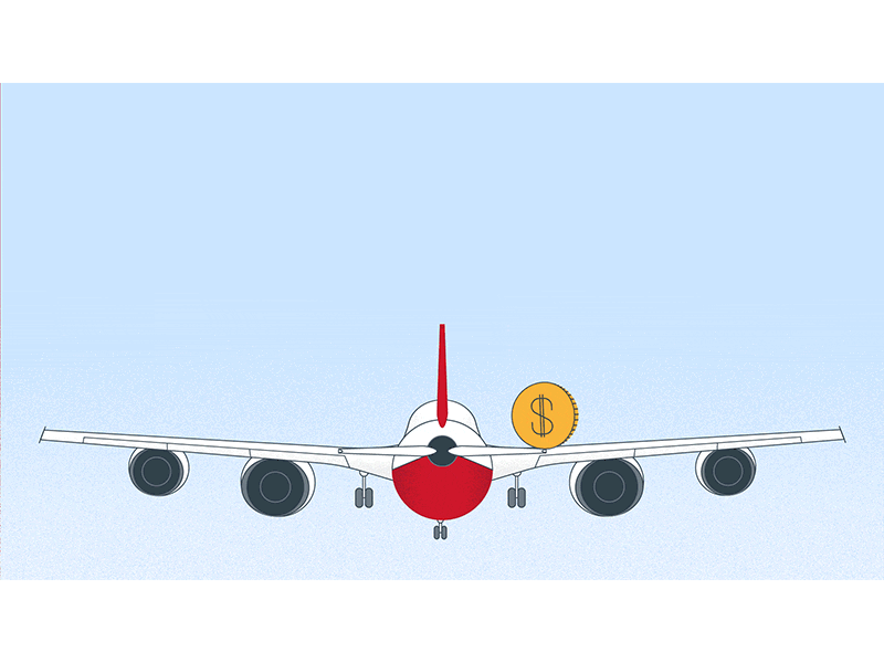 Coin Scholarship Plane