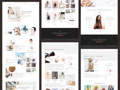 Blogger ai blog branding design figma illustration psd ui ux website