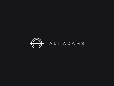 Ali Adams Brand Identity - Logo ali adams branding design digital logo portfolio web website