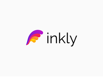 Inkly logo branding design logo