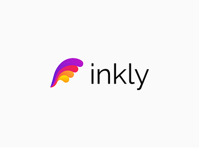Inkly logo branding design logo