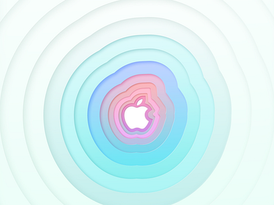 Apple Logo Rainbow