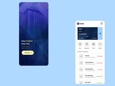 Cube - Finance Mobile App