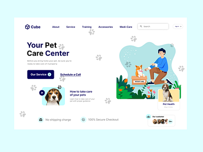 Cube - Pet Care Website