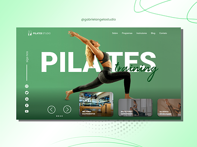 Pilates Webdesign Interface