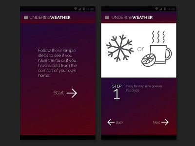 Under The Weather app apps uxui design