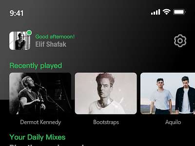 Spotify-Redesign by Sopor on Dribbble