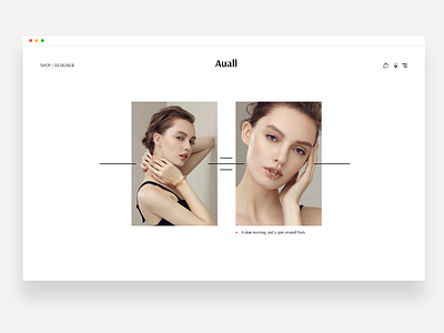 Fashion Layout agency animation art brand branding clean color design fashion freelance icon layout simple typography ui ux web web design webdesign website