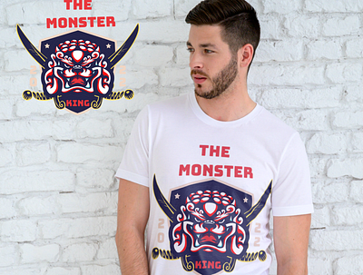 Monster Trending T-Shirt Design 3d animation branding business product design design graphic design logo motion graphics product design shirt shirt design t shirt t shirt design ui