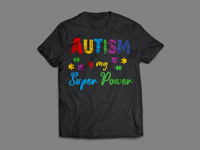 Autism autism autism awareness children design graphic design illustration kids t shirt design vector