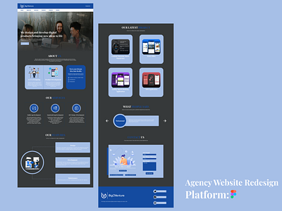 BigOVenture - Agency Website Redesign app design app ui design branding design graphic design illustration logo productdesign softwareagency ui uiux userexperience userinterface webdesign webdesigning websitedesign websiteredesign websiteui