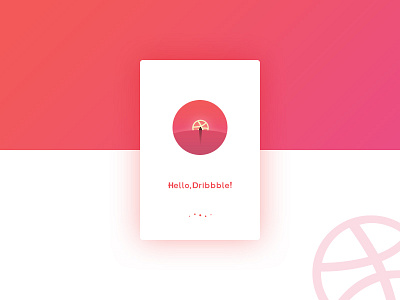 Hello,Dribbble frist my shot