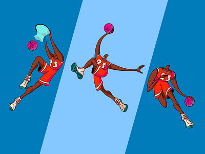Basketball Flat Illustration adobe illustrator branding illustration