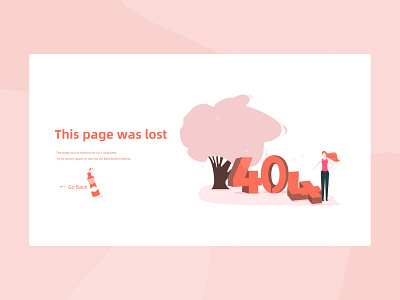 404 illustration ui web