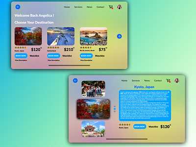 Vacation Web Concept