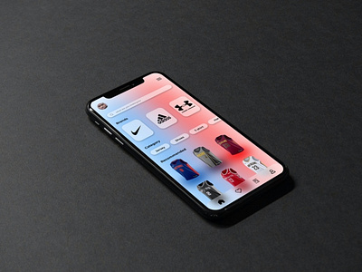 NBA Store App Concept - Mockup #1