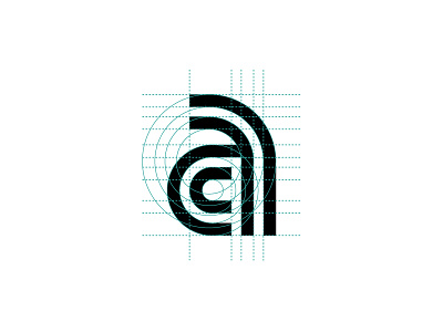 Alison Cosmetics: Grid branding cosmetics logo typography vector