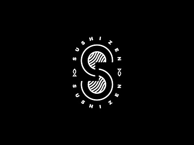Sushi Zen: Final Logo branding logo restaurant sushi vector