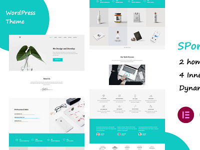 Portfolio Landing Page WordPress Theme landing page wordpress theme