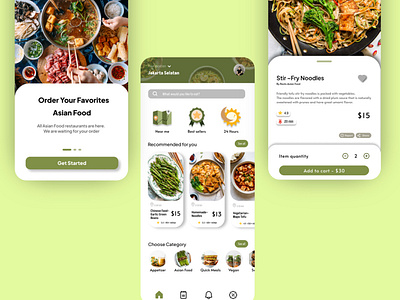 Food Delivery App UI design app graphic design ui ux
